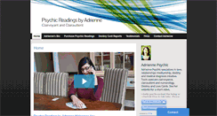 Desktop Screenshot of adriennepsychic.com
